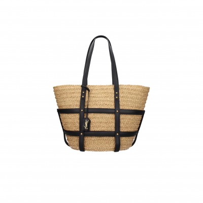 YSL PANIER MEDIUM RAFFIA TOTE BAG 685634GQTLW2099 (40*29*19cm)